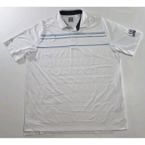 Callaway Men's White golf Polo Sz. XL DeCordova Bend Logo On Arm